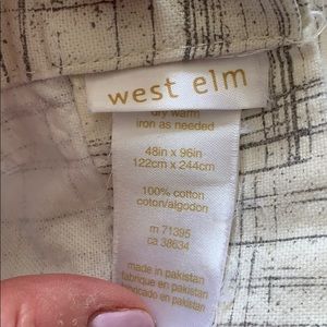 West Elm 48x96 curtain panels